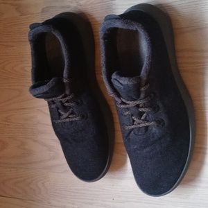 ALLBIRD WOMAN 11 WOOL RUNNER NAVY BLUE MIZZLE ATHLETIC SHOE